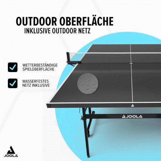 Stalo teniso stalas JOOLA Outdoor J100 A Grey sodui ir terasai