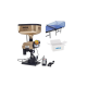Stalo teniso treniravimo robotas JOOLA Robot Shorty 8 sukimosi tipai