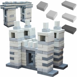 Statybiniai blokeliai, minkštos EVA plytos, 90 vnt. CLASSIC WORLD EDU Mega