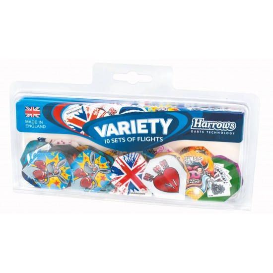 Strėlyčių sparneliai HARROWS VARIETY PACK 10 rinkinių po 3 vnt. Strėlyčių sparneliai HARROWS VARIETY PACK 10 rinkinių po 3 vnt.