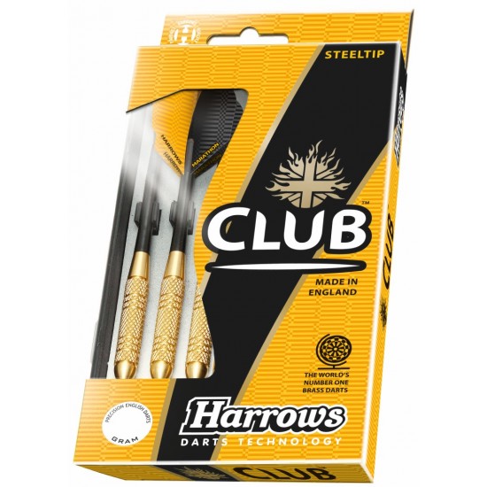 Strėlytės HARROWS CLUB BRASS 3 x 23g