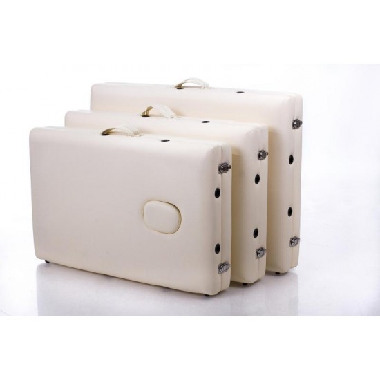 Sudedamas Masažo Stalas RESTPRO® ALU 2 (S) Cream Sudedamas Masažo Stalas RESTPRO® ALU 2 (S) Cream