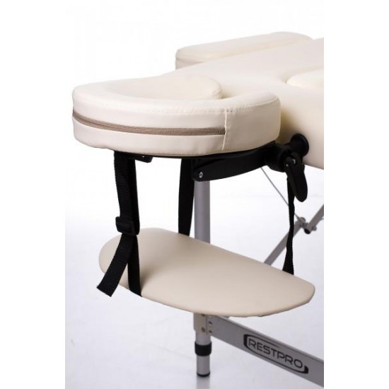 Sudedamas Masažo Stalas RESTPRO® ALU 2 (S) Cream Sudedamas Masažo Stalas RESTPRO® ALU 2 (S) Cream