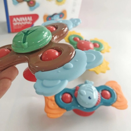 Suktukas Sensorinis Lavinamasis Žaislas 3 viename Spalvingas WOOPIE BABY