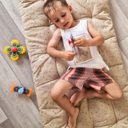 Suktukas Sensorinis Lavinamasis Žaislas 3 viename Spalvingas WOOPIE BABY
