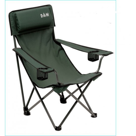 Sulankstoma Kėdė DAM DLX STEEL 66559 Su Paminkštinimu Nugarai 60x60x92cm
