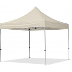 Sulankstoma pavėsinė Pop Up 3x3 m, su sienomis, Smėlio, X serijos, aliuminis