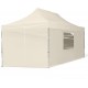 Sulankstoma pavėsinė Pop Up 3x4.5 m, su sienomis, Smėlio, X serijos, aliuminis