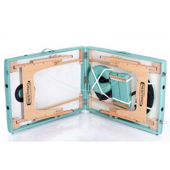 Sulankstomas Masažo Stalas Restpro Classic 2 Blue-green Sulankstomas Masažo Stalas Restpro Classic 2 Blue-green