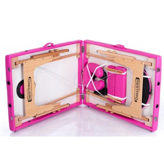Sulankstomas masažo stalas Restpro Classic 2 Pink