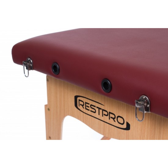 Sulankstomas masažo stalas Restpro Classic 2 Wine Red