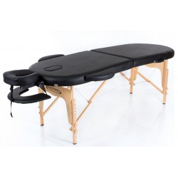 Sulankstomas masažo stalas Restpro Classic Oval 2 Black