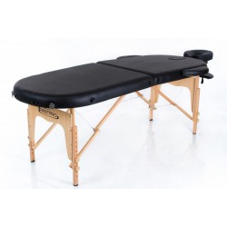 Sulankstomas masažo stalas Restpro Classic Oval 2 Black
