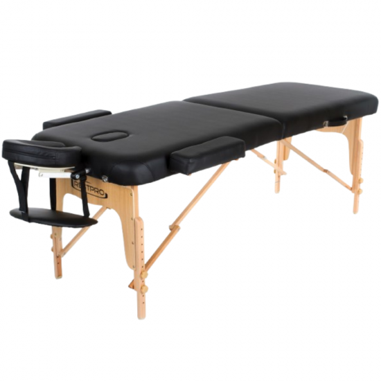 Sulankstomas masažo stalas Restpro Vip 2 Black