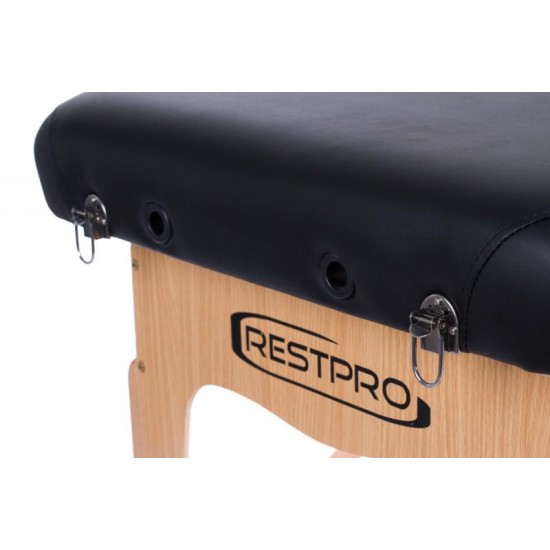 Sulankstomas masažo stalas Restpro Vip 2 Black