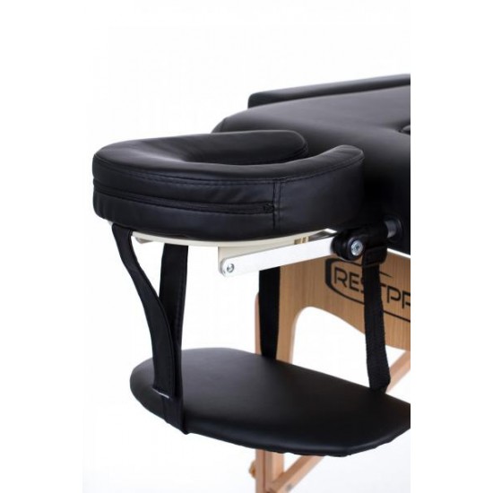 Sulankstomas masažo stalas Restpro Vip 2 Black