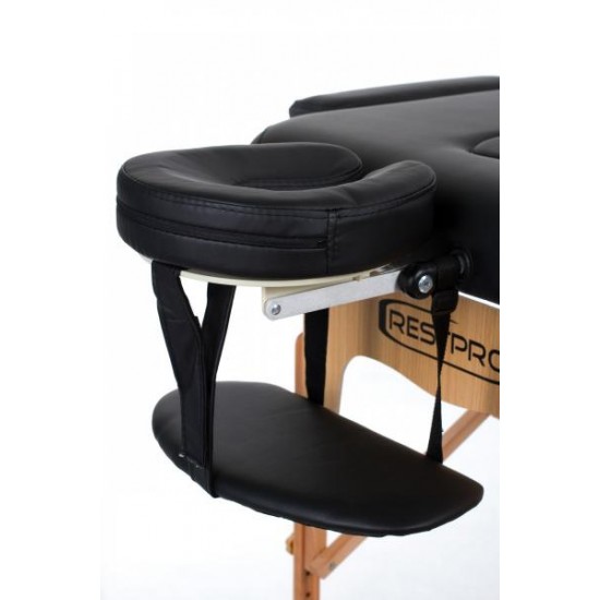 Sulankstomas masažo stalas Restpro Vip 3 Black