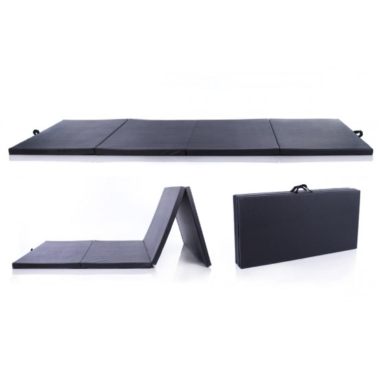 Sulankstomas sportinis kilimėlis 122x244cm, juoda Sulankstomas sportinis kilimėlis 122x244cm, juoda