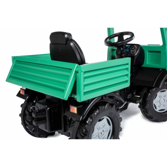 Sunkvežimio pedalais minamas automobilis Rolly Toys RollyUnimog Forst Mercedes-Benz gervė