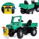 Sunkvežimio pedalais minamas automobilis Rolly Toys RollyUnimog Forst Mercedes-Benz gervė