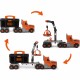 Sunkvežimis 3in1 Black+Decker įrankiai kranas 60 priedų SMOBY