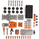 Sunkvežimis 3in1 Black+Decker įrankiai kranas 60 priedų SMOBY