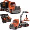 Sunkvežimis 3in1 Black+Decker įrankiai kranas 60 priedų SMOBY