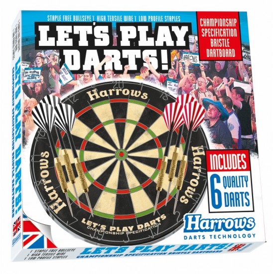 Taikinys HARROWS LET'S PLAY DARTS GAME SET