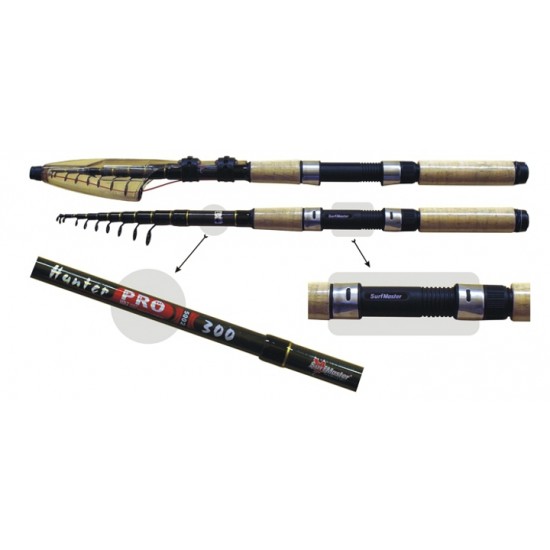 Teleskopinis Spiningas SB Surf Master Hunter Pro TX-20, Ilgis 210cm Testas 10-30g. Teleskopinis Spiningas SB Surf Master Hunter Pro TX-20, Ilgis 210cm Testas 10-30g.