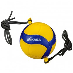 Tinklinio Kamuolys Mikasa V300W-AT-TR Su Gumomis Geltonai Mėlyna