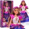 Tradicinė meksikietiška gėlių suknelė su lelija ir gėlėmis WOOPIE ROYAL „Women of the World Dolls“