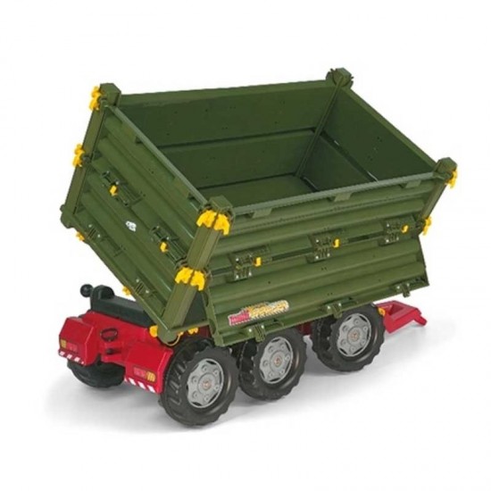 Trailer didelė priekaba, 3 ašių, daugiafunkcė priekaba Rolly Toys rolly