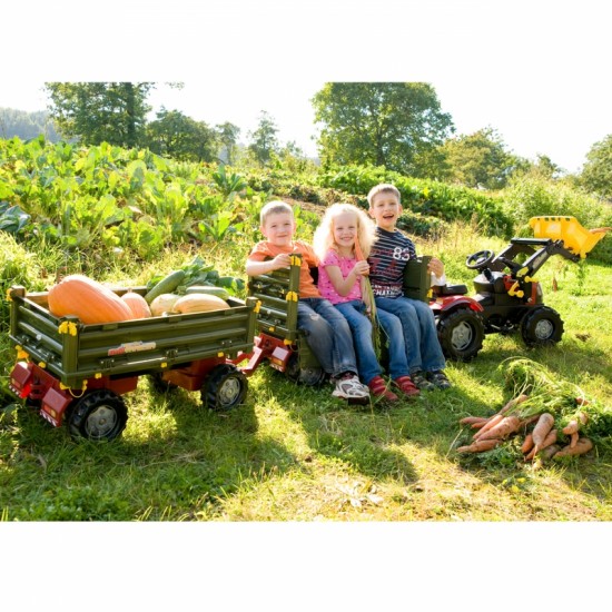 Trailer didelė priekaba, 3 ašių, daugiafunkcė priekaba Rolly Toys rolly