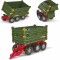 Trailer didelė priekaba, 3 ašių, daugiafunkcė priekaba Rolly Toys rolly