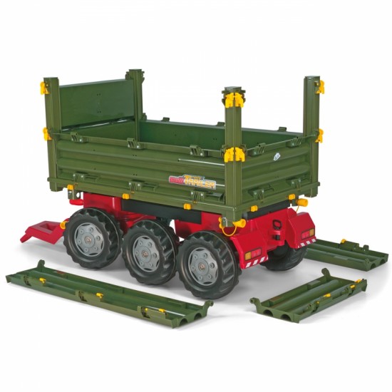 Trailer didelė priekaba, 3 ašių, daugiafunkcė priekaba Rolly Toys rolly