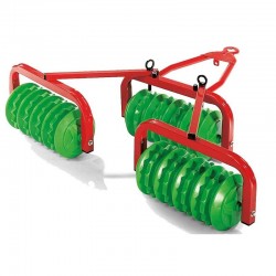 Traktoriaus priekaba Rolly Toys Disc Harrow Cambridge Roller