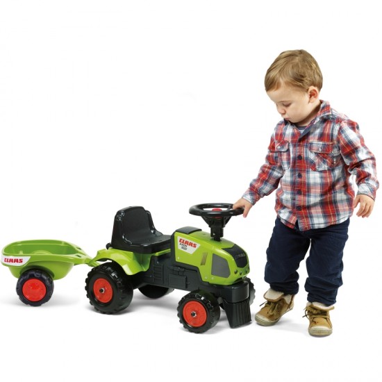 Traktorius su priekaba nuo 1 metų FALK Baby Claas Axos 310 Green