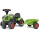 Traktorius su priekaba nuo 1 metų FALK Baby Claas Axos 310 Green
