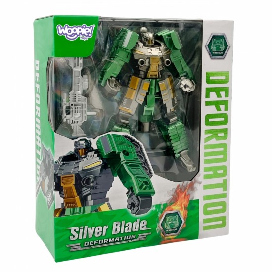 Transformuojantis robotas SILVER BLADE 2in1 tankas WOOPIE