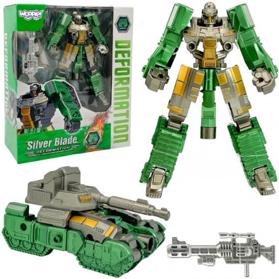 Transformuojantis robotas SILVER BLADE 2in1 tankas WOOPIE