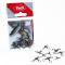 Trigubas žvejybinio karabino suktukas YORK KPC6/10vnt. Juodas