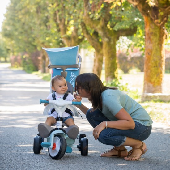 Triratis, mėlynas SMOBY Baby Balade Plus