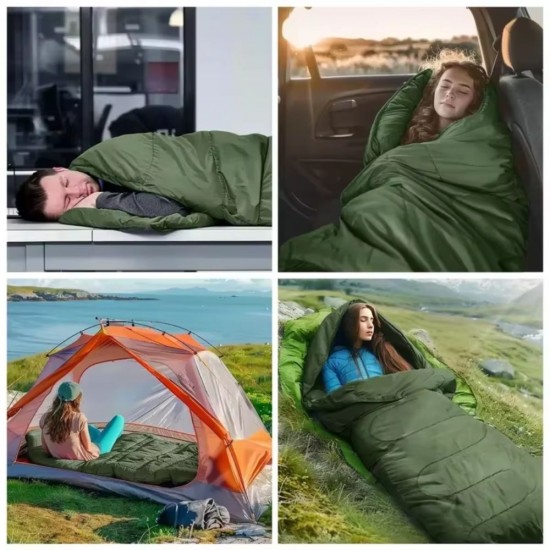 Turistinis miegmaišis-antklodė 2in1 Tomaz Sport 80x190, +10 /-10c