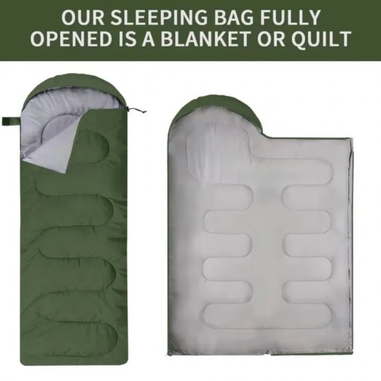 Turistinis miegmaišis-antklodė 2in1 Tomaz Sport 80x190, +10 /-10c