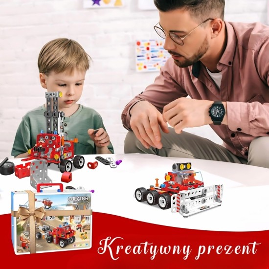 Ugniagesių brigados konstravimo rinkinys WOOPIE Creator City