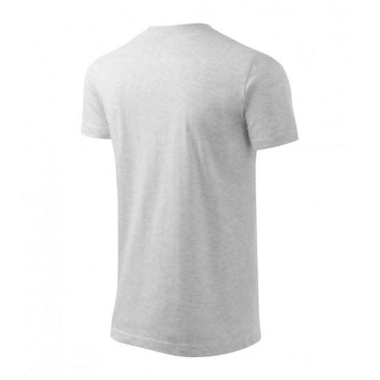 Unisex marškinėliai MALFINI Heavy New 137 Ash melange, 200g/m2 Unisex marškinėliai MALFINI Heavy New 137 Ash melange, 200g/m2