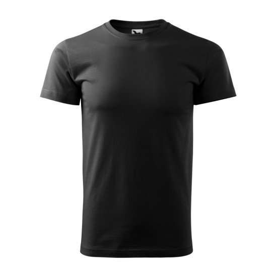 Unisex marškinėliai MALFINI Heavy New 137 Black, 200g/m2 Unisex marškinėliai MALFINI Heavy New 137 Black, 200g/m2