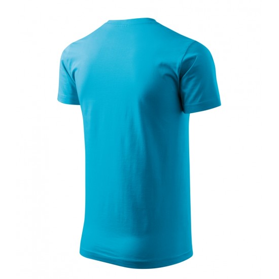 Unisex marškinėliai MALFINI Heavy New 137 Blue atoll, 200g/m2 Unisex marškinėliai MALFINI Heavy New 137 Blue atoll, 200g/m2