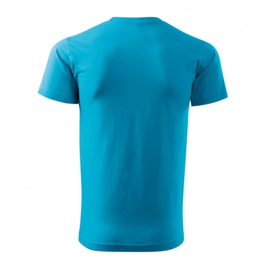 Unisex marškinėliai MALFINI Heavy New 137 Blue atoll, 200g/m2 Unisex marškinėliai MALFINI Heavy New 137 Blue atoll, 200g/m2