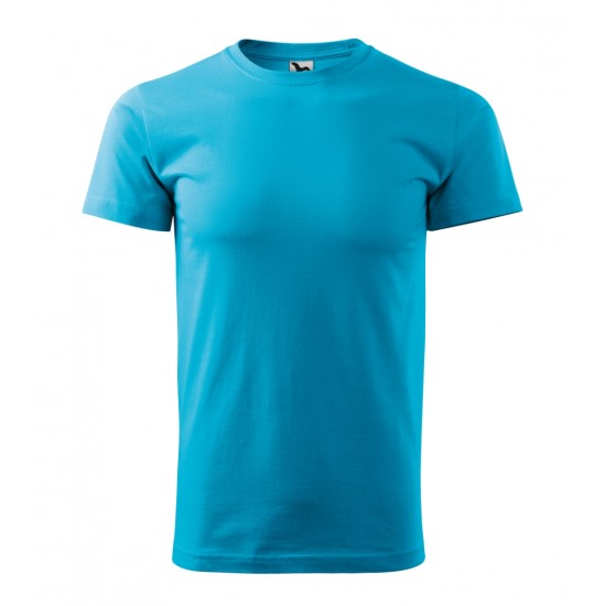 Unisex marškinėliai MALFINI Heavy New 137 Blue atoll, 200g/m2 Unisex marškinėliai MALFINI Heavy New 137 Blue atoll, 200g/m2